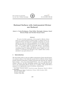 Rational Surfaces with Anticanonical Divisor not Reduced