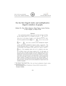 On the first Zagreb index and multiplicative Zagreb coindices of graphs