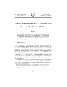Construction of composition (m, n, k)-hyperrings