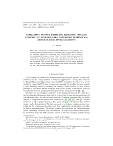 Bulletin of Mathematical Analysis and Applications ISSN: 1821-1291, URL: