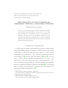 Bulletin of Mathematical Analysis and Applications ISSN: 1821-1291, URL: