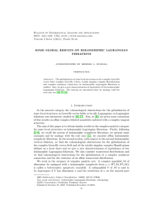 Bulletin of Mathematical Analysis and Applications ISSN: 1821-1291, URL: