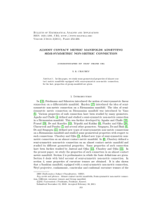 Bulletin of Mathematical Analysis and Applications ISSN: 1821-1291, URL: