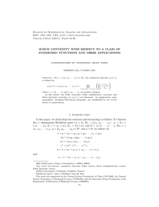 Bulletin of Mathematical Analysis and Applications ISSN: 1821-1291, URL: