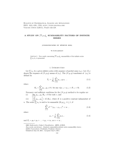 Bulletin of Mathematical Analysis and Applications ISSN: 1821-1291, URL: