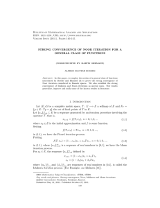 Bulletin of Mathematical Analysis and Applications ISSN: 1821-1291, URL: