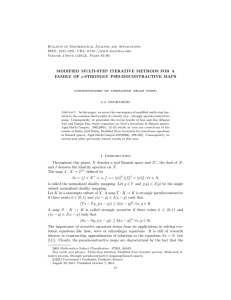 Bulletin of Mathematical Analysis and Applications ISSN: 1821-1291, URL: