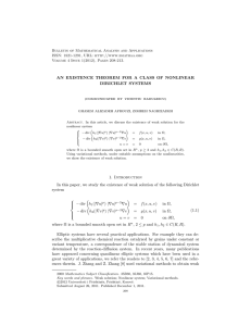 Bulletin of Mathematical Analysis and Applications ISSN: 1821-1291, URL: