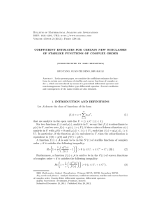 Bulletin of Mathematical Analysis and Applications ISSN: 1821-1291, URL: