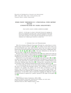 Bulletin of Mathematical Analysis and Applications ISSN: 1821-1291, URL: