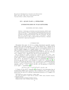 Bulletin of Mathematical Analysis and Applications ISSN: 1821-1291, URL: