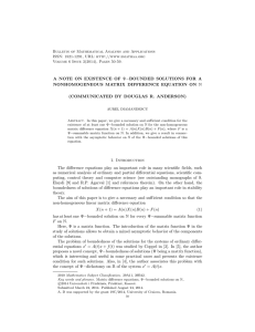 Bulletin of Mathematical Analysis and Applications ISSN: 1821-1291, URL: