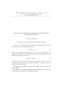 Bulletin T.CXXIX de l’Acad´emie serbe des sciences et des arts -... Classe des aciences math´ematiques et naturelles