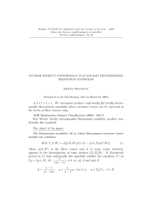 Bulletin T.CXXXI de l’Acad´emie serbe des sciences et des arts −... Classe des Sciences math´ematiques et naturelles