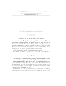 Bulletin T.CXXXI de l’Acad´emie serbe des sciences et des arts −... Classe des Sciences math´ematiques et naturelles