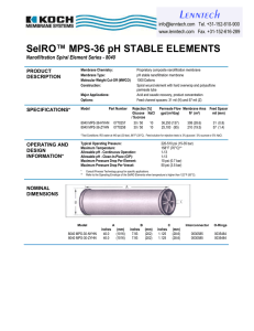 SelRO™ MPS-36 pH STABLE ELEMENTS