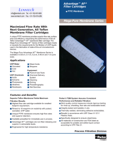 Lenntech Mega-Pure Membrane Series Advantage™ AF+ Filter Cartridges