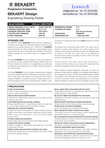 BEKAERT Design Engineering Drawing Packet