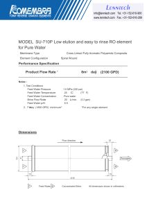 Lenntech MODEL  SU-710P Low elution and easy to rinse RO... for Pure Water