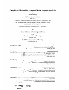 Graphical Method  for Airport Noise  Impact Analysis