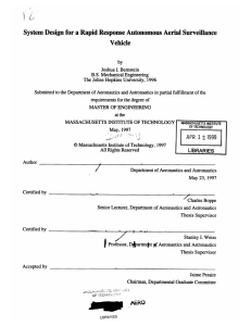 System  Design  for a Rapid Response  Autonomous ... Vehicle