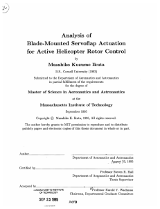 for  Active  Helicopter  Rotor  Control