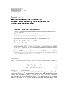 Hindawi Publishing Corporation Boundary Value Problems Volume 2008, Article ID 403761, pages