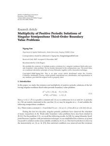 Hindawi Publishing Corporation Boundary Value Problems Volume 2008, Article ID 574842, pages