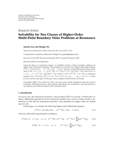 Hindawi Publishing Corporation Boundary Value Problems Volume 2008, Article ID 723828, pages