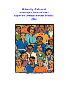 University of Missouri Intercampus Faculty Council Report on Domestic Partner Benefits