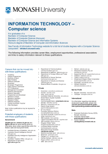 – INFORMATION TECHNOLOGY Computer science