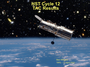 HST Cycle 12 TAC Results Bob Williams – 17 April 2003