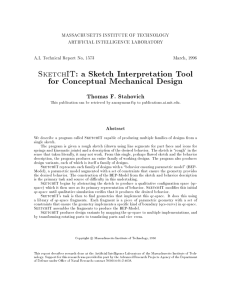 MASSACHUSETTS INSTITUTE OF TECHNOLOGY ARTIFICIAL INTELLIGENCE LABORATORY A.I. Technical Report No. 1573