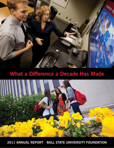 What a difference a decade Has Made 2011 annUal rePort