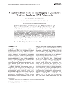 A Haplotype Block Model for Fine Mapping of Quantitative
