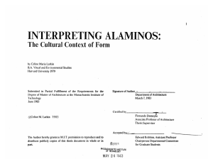 INTERPRETING  ALAMINOS: The  Cultural Context  of  Form I