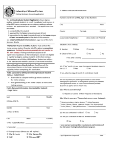 7. Address and contact information: __________________________________________________  Number and Street (or RFD, Apt. or Box Number) 