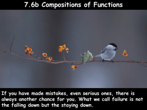 7.6b Compositions of Functions