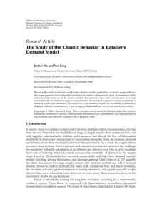 Hindawi Publishing Corporation Discrete Dynamics in Nature and Society pages