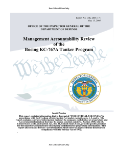 Management Accountability Review of the Boeing KC-767A Tanker Program