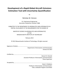 Development of a Rapid Global Aircraft Emissions Nicholas W. Simone