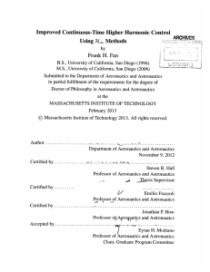 Improved  Continuous-Time  Higher Harmonic Control ARCHNES Frank H.  Fan