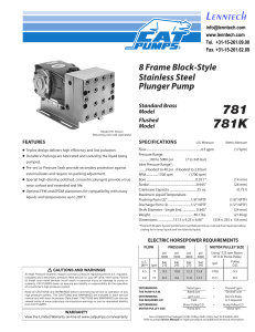 781 781K 8 Frame Block-Style Stainless Steel