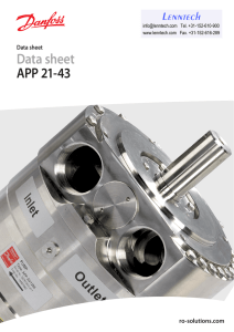 Data sheet APP 21-43 Lenntech ro-solutions.com