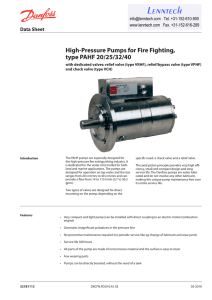 Lenntech  High-Pressure Pumps for Fire Fighting, type PAHF 20/25/32/40