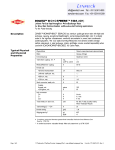 DOWEX™ MONOSPHERE™ 550A (OH)
