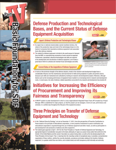 Basic Foundation for SDF Defense Production and Technological Equipment Acquisition