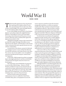 T World War II 1940 –1945 Chapter 5
