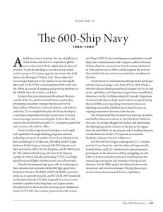A The 600-Ship Navy 1980 –1989