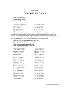 Aviation Commands Chapter 21